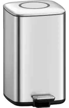 Мусорное ведро Weltwasser WW Wally MT 12L матовая сталь 10000006133