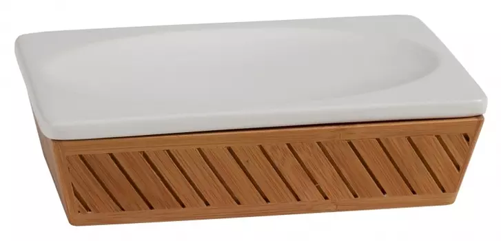 Мыльница Creative Bath Spa Bamboo SBM56BR