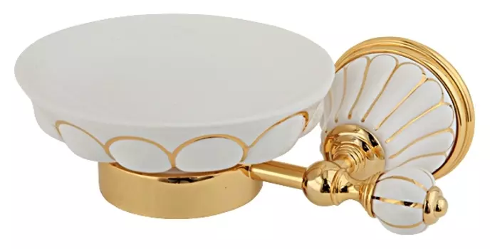 Мыльница Migliore Olivia ML.OLV-60.601.BO.DO золото с декором