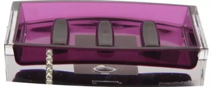 Мыльница Primanova Roma D-14721 фиолетовая