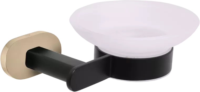 Мыльница Rav Slezak Yukon YUA0300CMATZ черная матовая, золото