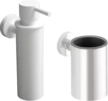 Набор Colombo Design Plus Дозатор Plus W4981.BM + Стакан Plus W4902.BM