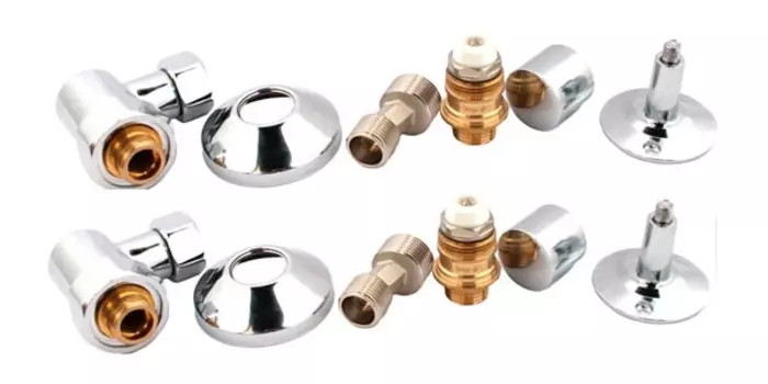 Набор комплектующих Tera Универсал для водяных полотенцесушителей 3/4 x 1/2 К-02