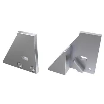 Набор заглушек Arlight ALM-Glass-10 с опорой левая с отверстием 026738 /026738