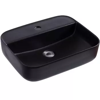 Накладная раковина Avimano Vision 1245122 50.5х39.5 черная, матовая