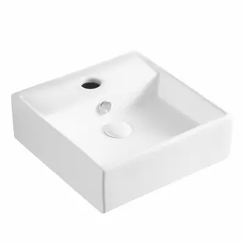 Накладная раковина Azario AZ4148 38х38 белая