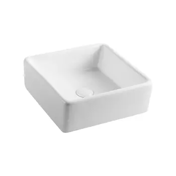 Накладная раковина Azario AZ4566 38х38 белая