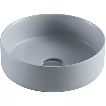 Накладная раковина Azario AZ-3134-MFG 35.5х35.5 светло-серая, матовая