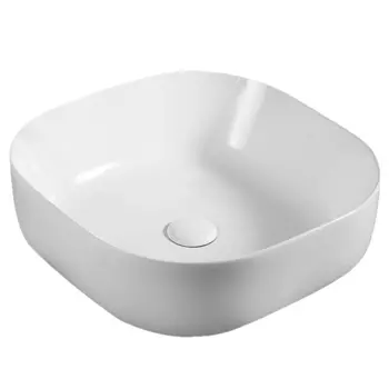 Накладная раковина Azario AZ-41288 43х43 белая