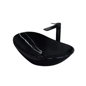 Накладная раковина Gid BL9811 61х37 черная 53349