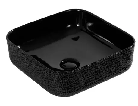 Накладная раковина Gid D1303h004 38.5х38.5 черная 53310