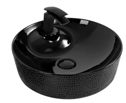 Накладная раковина Gid D1306h004 44х44 черная 53313