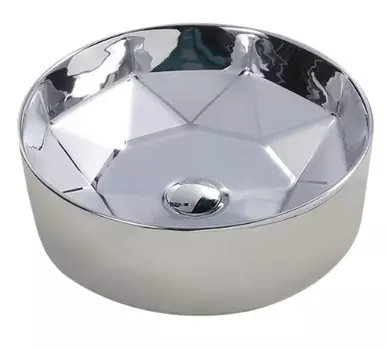 Накладная раковина Gid D1342h014 40х40 хром 53330