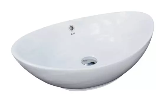 Накладная раковина Gid N9019 60х37 белая 51108