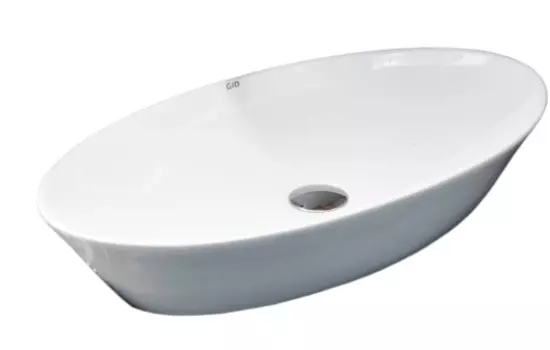 Накладная раковина Gid N9397 61х37 белая 51141