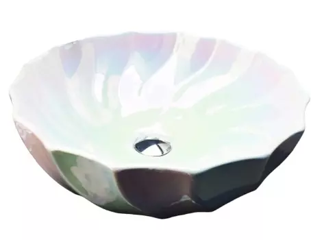 Накладная раковина Gid Nc423 46х46 перламутр 52215