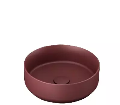 Накладная раковина ISVEA Infinity 10NF65036SV-2R 36х36 бордовая