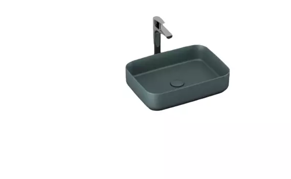 Накладная раковина ISVEA Infinity 10NF65050SV-2P 50х36 изумрудная