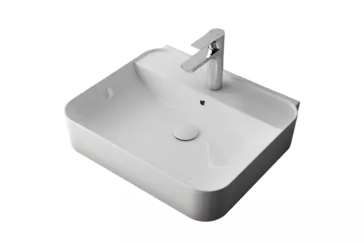 Накладная раковина ISVEA SistemaU 10PL53050SV 50х51 белая