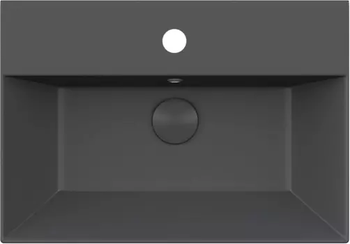 Накладная раковина ISVEA SistemaZ 10SF50060SV-2C 60х42 антрацит