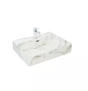 Накладная раковина WeltWasser Elbach 2173 M845 с имитацией мрамора 10000004543