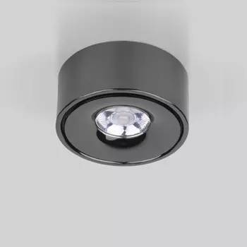 Накладной светодиодный светильник Elektrostandard Glide 25100/Led черный жемчуг a059330 4690389185885