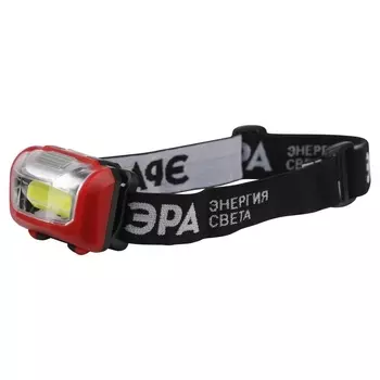 Налобный светодиодный фонарь ЭРА Пиранья от батареек 32х45х60 310 лм GB-709 Б0052751