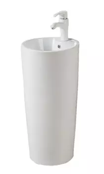 Напольная раковина Gid Nb131 40х40х84 белая 81112