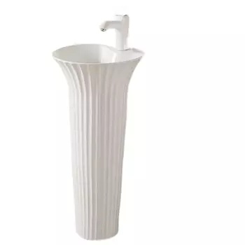 Напольная раковина Gid Nb132 41х41х84 белая 81113