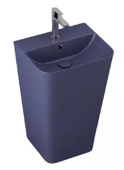 Напольная раковина ISVEA Sott’Aqua 10SQ37001SV-2Z 50х42х83 синяя