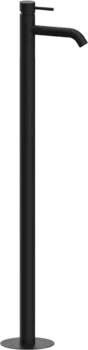 Напольный смеситель для раковины Remer X Style X18 С ВНУТРЕННЕЙ ЧАСТЬЮ, чёрный матовый X18NO