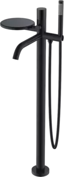 Напольный смеситель для ванны с душем Boheme Stick 129-BB.2 black touch black
