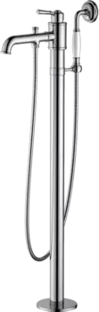 Напольный смеситель для ванны с душем Акватек Классик AQ1545CR с внутренней частью, хром