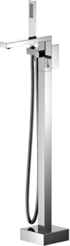 Напольный смеситель для ванны с душем Акватек Либра AQ1645CR с внутренней частью, хром