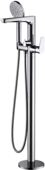 Напольный смеситель для ванны с душем Акватек Бетта AQ1145CR с внутренней частью, хром