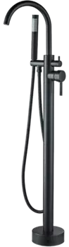 Напольный смеситель для ванны с душем BOCH MANN Braies BM8921 матовый черный /8921