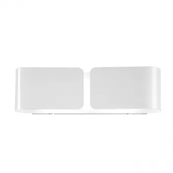 Настенный светильник Ideal Lux Clip AP2 Small Bianco