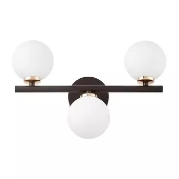 Настенный светильник Lumina Deco Marsiada LDW 6033-3 BK+F.GD