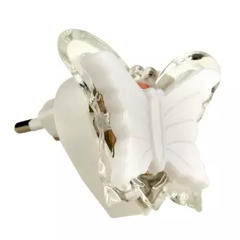 Настенный светодиодный светильник (10318) Uniel Детская серия DTL-308-Бабочка/RGB/3LED/0,5W