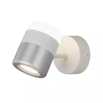 Настенный светодиодный светильник Eurosvet 20165/1 LED белый/серебро