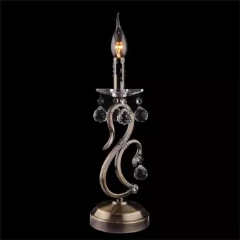 Настольная лампа Eurosvet 12505/1T античная бронза Strotskis