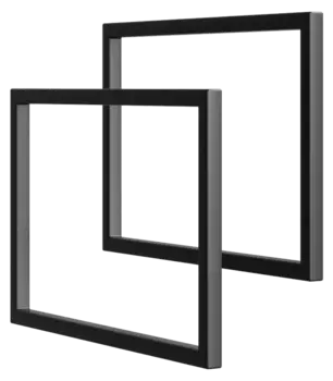 Ножки для мебели Aqwella Fargo для тумбы 60 см, 2 шт. FRGN380