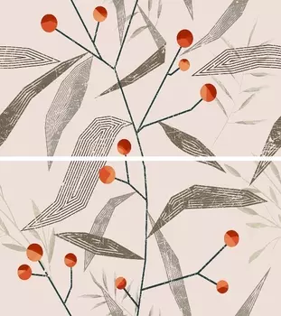 Панно Creto Seventies Bell 60х60 бежевое 06-01-1-36-05-11-3657-0