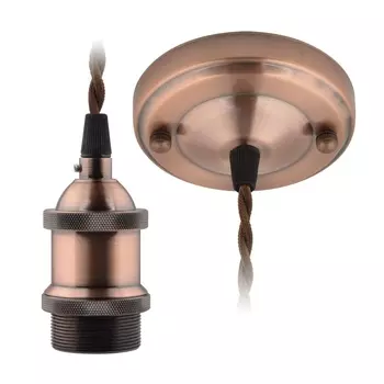 Патрон (UL-00002824) Uniel DLC-V-S22K/E27 TS/1,5M/BL Bronze