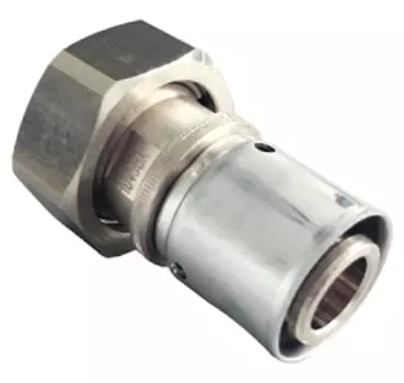 Переходник Oventrop Cofit P 16хG1/2 никелированный, с накидной гайкой 1512172