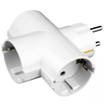 Переходник сетевой (06704) Uniel 3гн с/з Стандарт S-GES3-16T