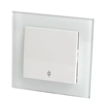 Переключатель одноклавишный Feron Stekker Катрин белый GLS10-7005-01 39244 /39244