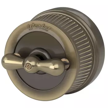 Переключатель одноклавишный Werkel бронзовый Ретро W5712012 4690389166617