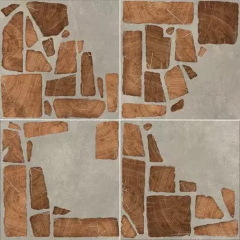 Плитка Cersanit Woodland 42х42, серый 16216