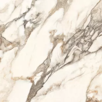 Плитка Laparet Calacatta Bronze 60x60, бежевая, полированная